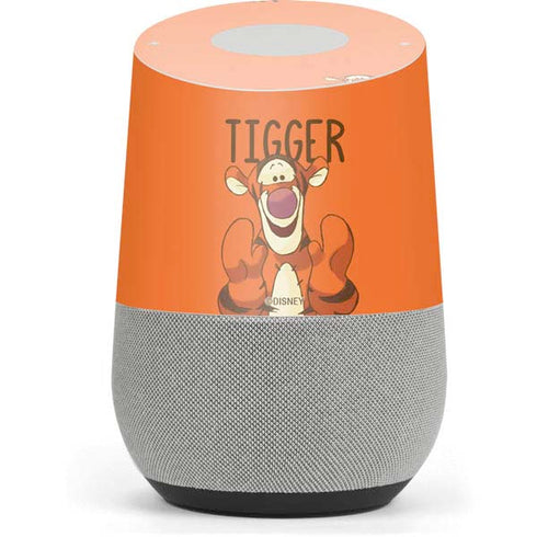 Disney Winnie the Pooh Tigget Portrait Google Home Skin